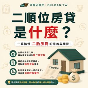 二順位房貸是什麼